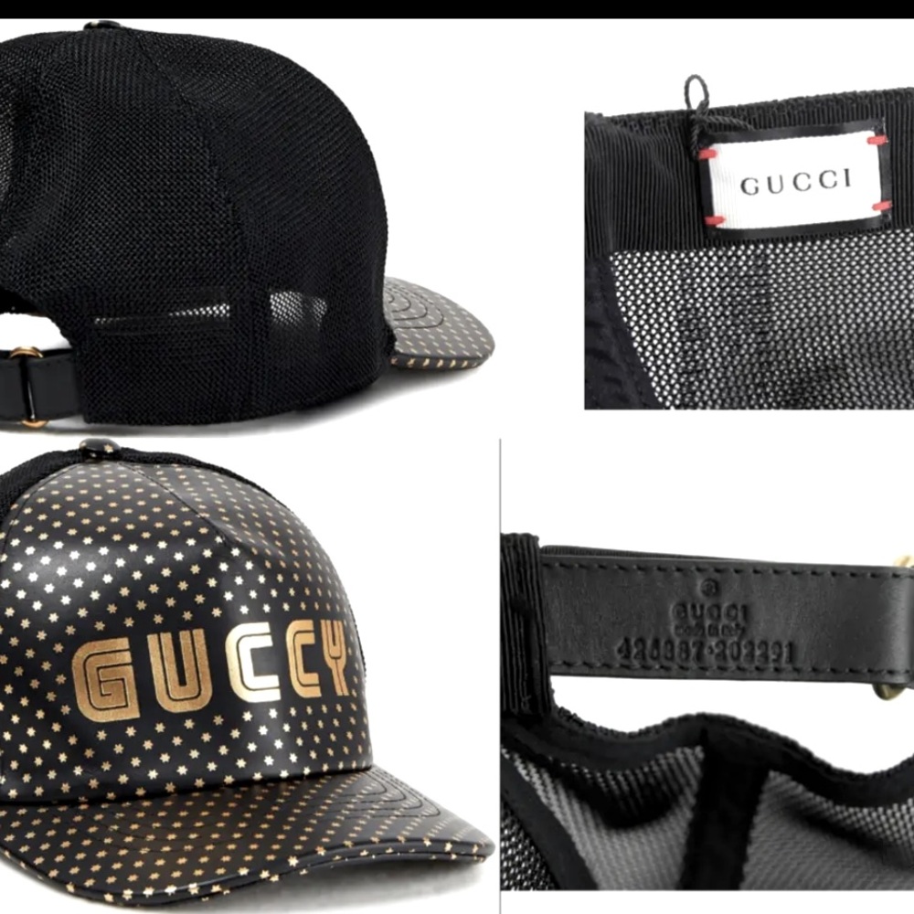 GUCCI x SEGA “GUCCY” LAMBSKIN LEATHER UNISEX CAP 100% AUTHENTIC ULTRA RARE